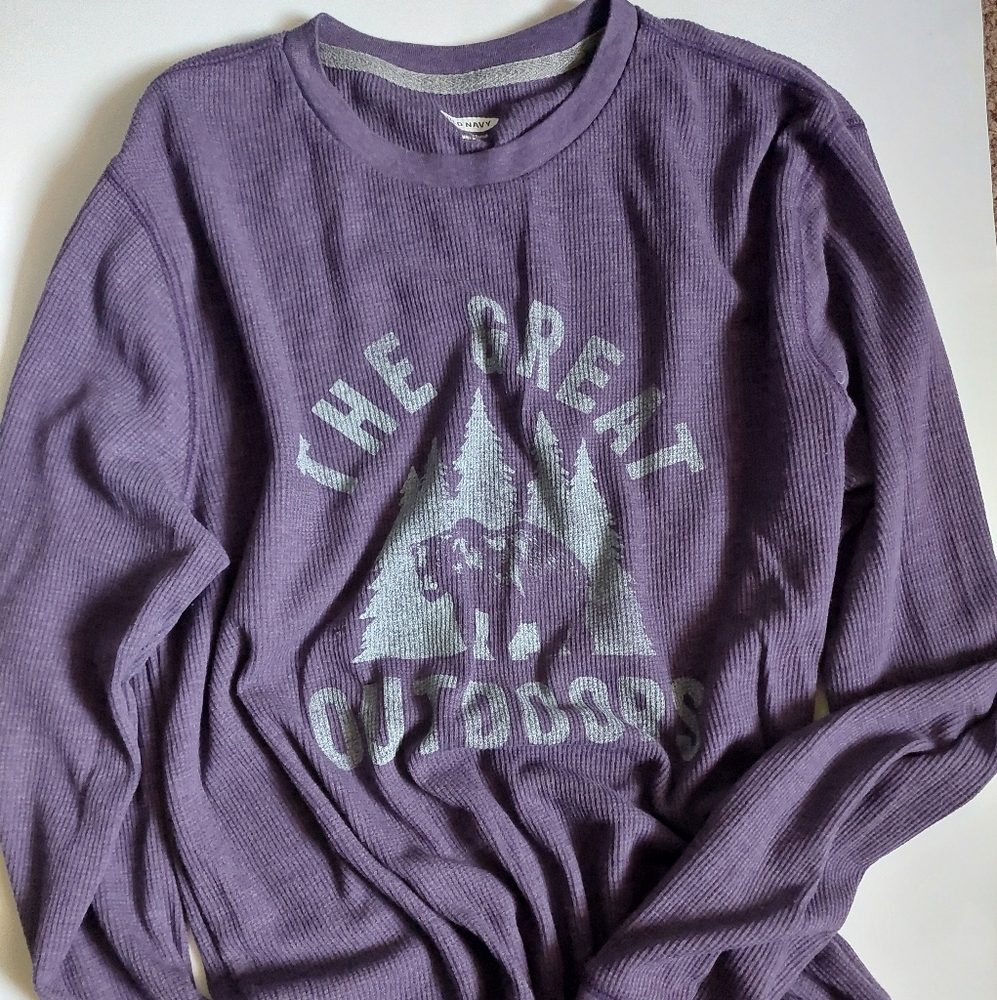 Old Navy Purple Crewneck Sweater